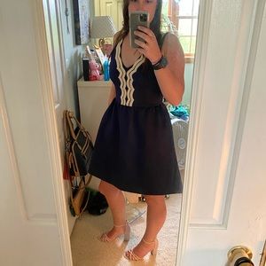 Rorey Dress in True Navy